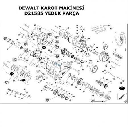 Dewalt D21585 Açılım Şeması Teknik Resim