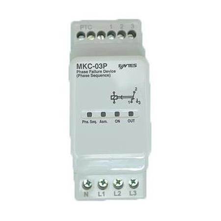ENTES MKC-03P Faz Sıralı Motor Koruma Rölesi Ray Montaj