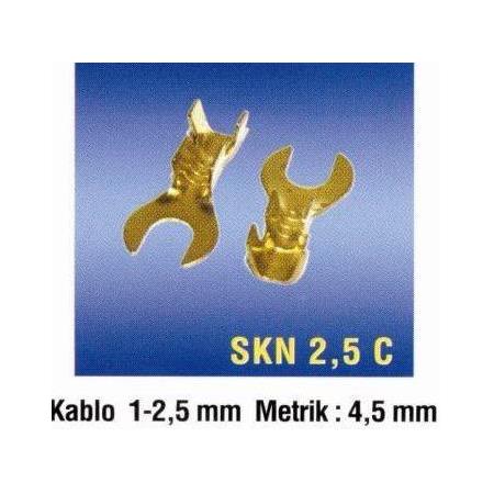Skn 2.5 C Çatal Kablo Terminal 500 Adet