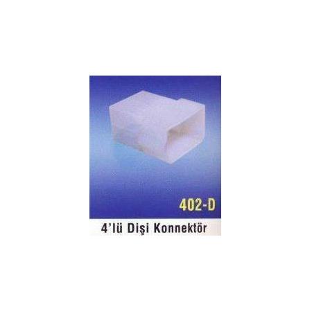 402D 4 lü Dişi Konnektör 100 Adet