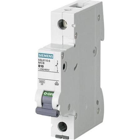 Siemens W Otomat C Tipi 1x10 Amper Otamatik Sigorta 5SL6110-7 (12 ADET)