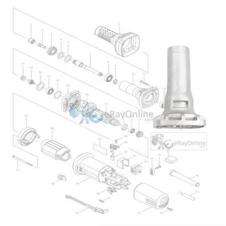 Makita GD0600 Flanşlı Mil Gövdesi