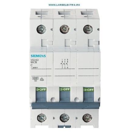 Siemens W Otomat C Tipi 3x6 Amper Otamatik Sigorta 5SL6306-7 (4 ADET)