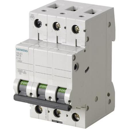 Siemens W Otomat C Tipi 3x16 Amper Otamatik Sigorta 5SL6316-7 (4 ADET)