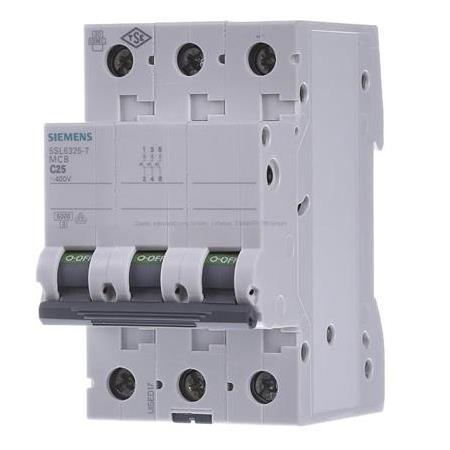 Siemens W Otomat C Tipi 3x25 Amper Otamatik Sigorta 5SL6325-7 (4 ADET)