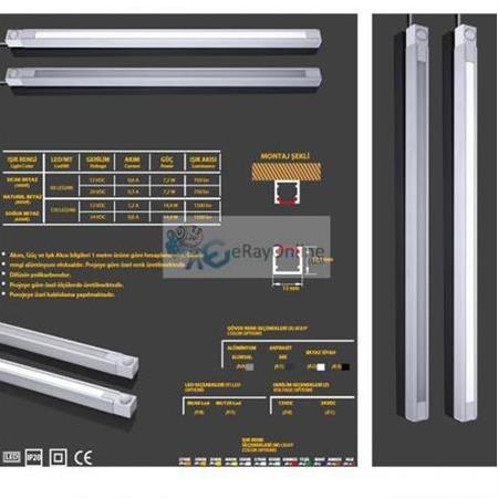 Canto Serisi Yüzeye Montaj Sensörlü Lineer Led