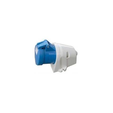 Cee Norm 90° Eğik Duvar Priz 3x32 Amper