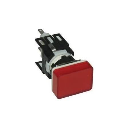 Emas Mavi Led Dikdörtgen Buton 16 mm D070DXM