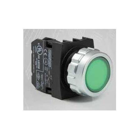 Emas Sarı Düz Kumanda Butonu H102DS