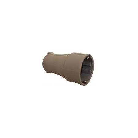 Gri Plastik 1x16 Amper Uzatma Priz 1x16 Amper