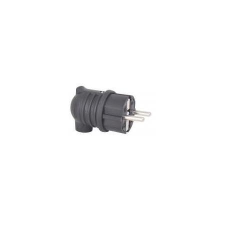 Kauçuk Eğik Fiş 1x16 Amper Monofaze