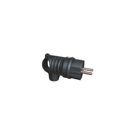Kauçuk Kulplu 1x16 Amper Monofaze Eğik Ups Fiş