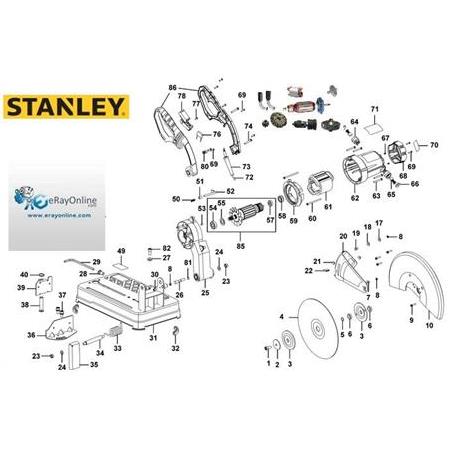 Stanley Stsc 2135 Yedek Parça Açılım Şeması