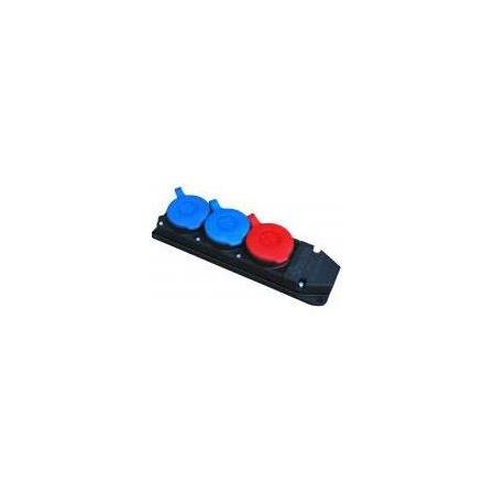 Kauçuk Üçlü Grup Priz 3x25 A + 1x16 A