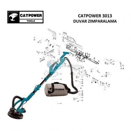 Catpower 3013 Açılım Şeması Teknik Resim