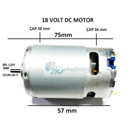 Akülü Küçük Tip Vidalama Şarj Motoru 18volt