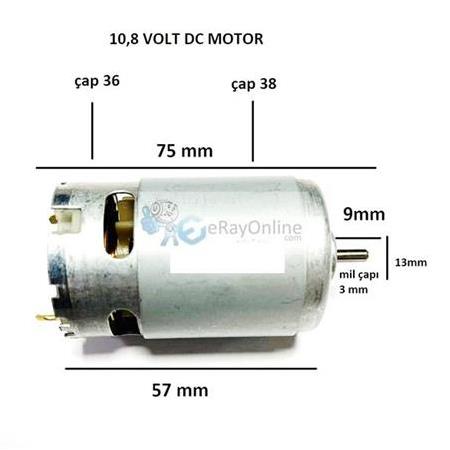 Bosch Tipi Şarj Motoru 10.8 volt