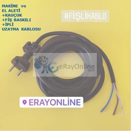 2x1.5 Hazır Fişli Kablo 4 Metre
