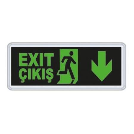 Exit Aşağı Yönlü Acil Yönlendirme Armatürü