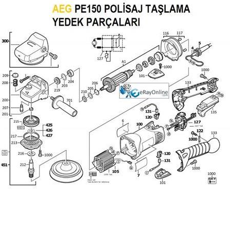 Aeg PE150 Yedek Parça Açılım Şeması