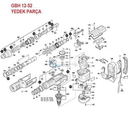 Gbh 12-52 Yedek Parça Açılım Şeması